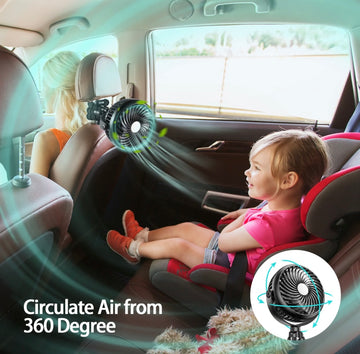 Dünyaca Ünlü & Ödüllü Amacool D37 5000 mah Bebekler için USB şarjlı Ahtapot Fan